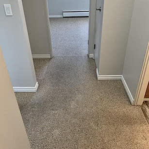 Hallway Carpet Cleaned by Previous Carpet Cleaner