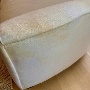 Linen Sofa With Cellulosic Browning